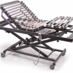 cama geriatrica completa + colchon + barandillas