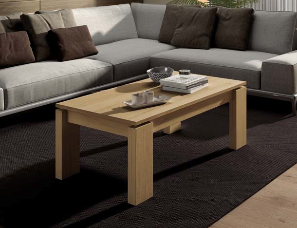 Mesa de centro elevable